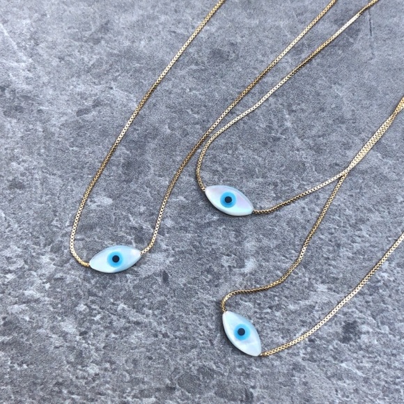 ❗️LAST❗️Dainty Evil Eye Necklace - Picture 8 of 8